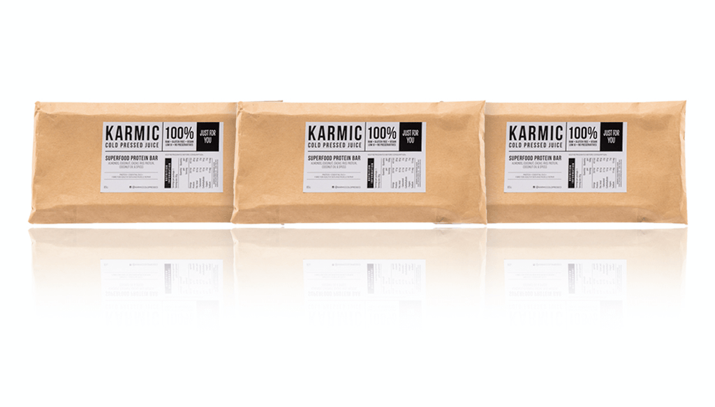 3 * Organic Protein Bars - KARMIC Cold Pressed Juice