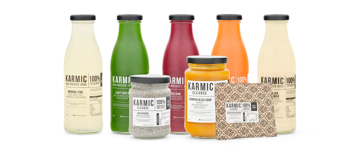 6 Day Juice Cleanse - KARMIC Cold Pressed Juice
