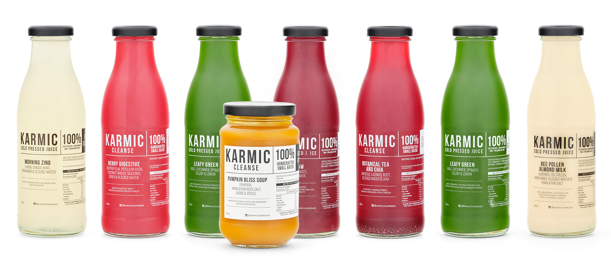 6 Day Juice Cleanse - KARMIC Cold Pressed Juice