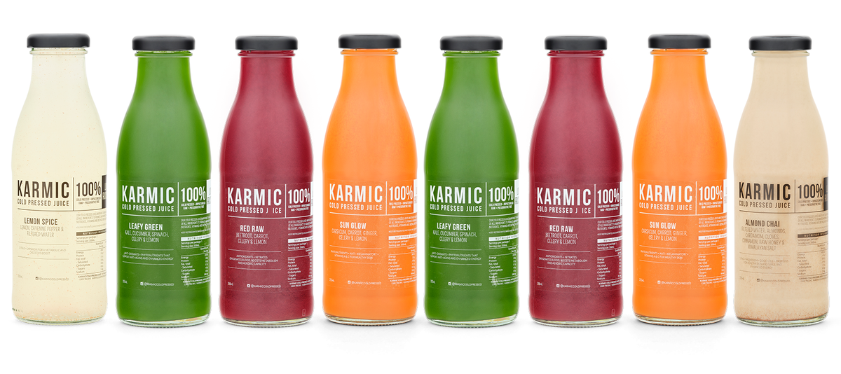 6 Day Juice Cleanse - KARMIC Cold Pressed Juice